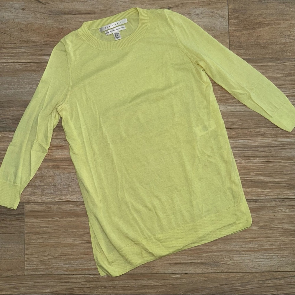 Max Studio Extra Fine Merino Wool Sweater Extra Small